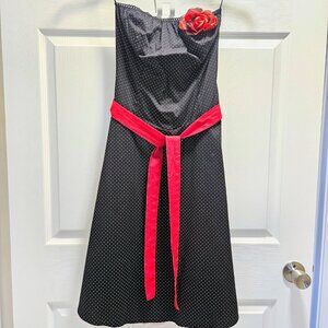 Holiday Party Vintage Strapless Dress